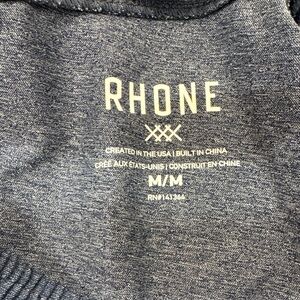 Rhone Heathered Navy Shorts - Men medium unlined